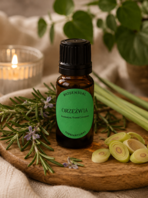 ORZEŹWIA – kompozycja 2 naturalnych olejków eterycznych z rozmarynem i trawą cytrynową