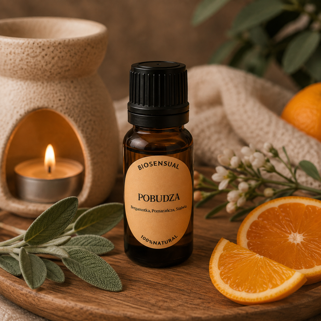 Naturalny olejek eteryczny Kompozycja Pobudza 10ml