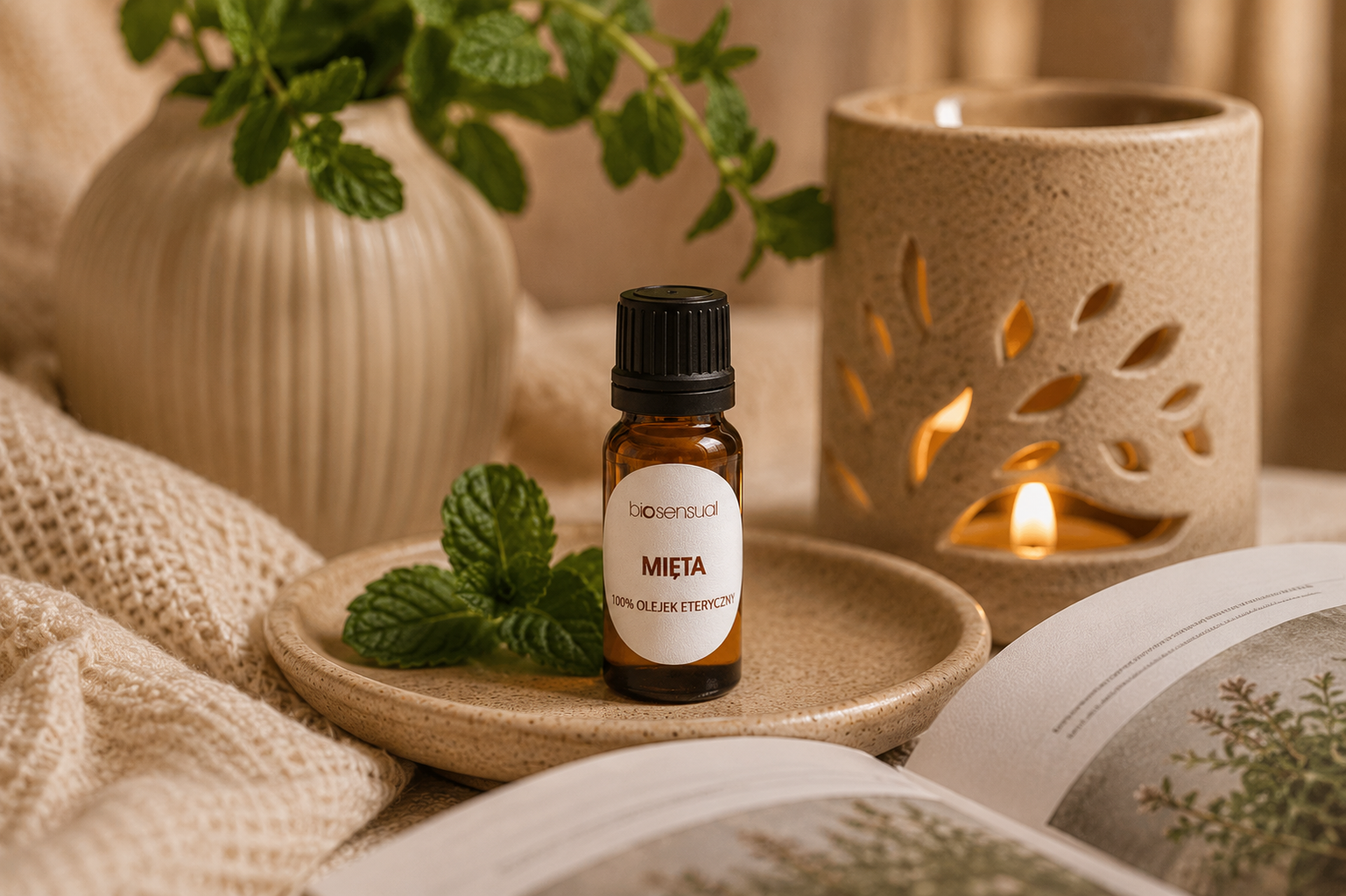 Naturalny olejek eteryczny Mięta 10ml