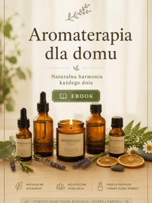 Aromaterapia dla urody – ebook o naturalnej pielęgnacji skóry, kosmetykach DIY i olejkach eterycznych.