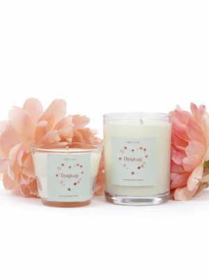 świeca intencyjna Dziękuję Biosensual naturalna świeca sojowa zapachowa