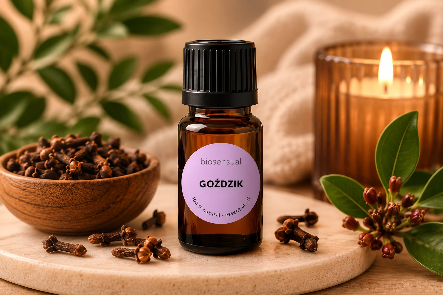 Naturalny olejek eteryczny GOŹDZIK 10ml